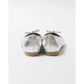 日本製【蘋果皮】【防水】 Emma Francis方頭平底芭蕾舞鞋( 03b-AP 162 )(Silver Apple Leather Smooth)（シルバー アップルレザースムース）