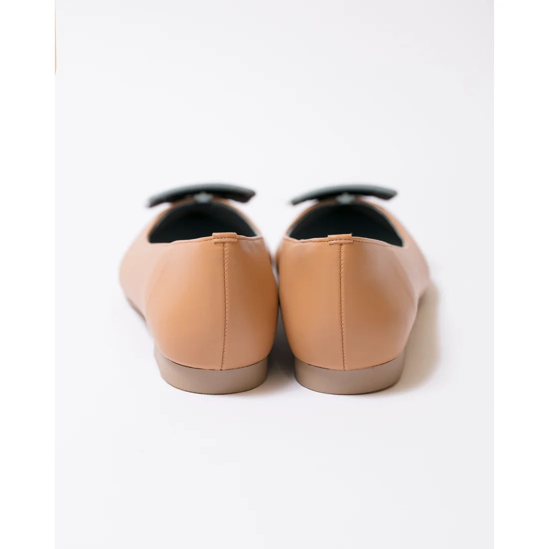 日本製 Emma Francis 平底 Bijou 皮帶高跟鞋（米色光滑）(01q-P 108)(beige smooth)(ベージュ スムース）