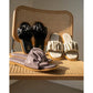 日本製【蘋果皮】【防水】Emma Francis 褶皺厚軟墊鞋墊平底涼鞋 ( 1032a-AP 101 )(Black apple leather)（ブラック アップルレザー)