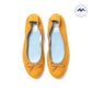 日本製【珍珠色調防水】Emma Francis圓頭平底芭蕾舞鞋(02b-L 132)(Mustard leather suede)（マスタード レザースエード）