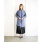 日本製 Emma Francis 平底珠寶搭扣高跟鞋(01t-ST 117)(Navy Satin)(ネイビー サテン）