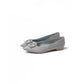 日本製 Emma Francis 平底珠寶搭扣高跟鞋(01t-ST 153)(Gray satin)（グレー サテン）