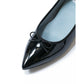 日本製【相容雨天】Emma Francis 尖頭3cm跟芭蕾舞鞋(3002a-E 101)(Black enamel)（ブラック エナメル）