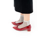 日本製【相容雨天】Emma Francis 尖頭3cm跟芭蕾舞鞋(3002a-E 135)(Red enamel)（レッド エナメル）