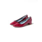 日本製【相容雨天】Emma Francis 尖頭3cm跟芭蕾舞鞋(3002a-E 135)(Red enamel)（レッド エナメル）