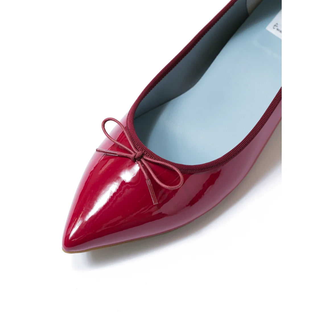 日本製【相容雨天】Emma Francis 尖頭3cm跟芭蕾舞鞋(3002a-E 135)(Red enamel)（レッド エナメル）