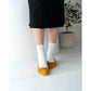 日本製【珍珠色調防水】Emma Francis尖頭平底芭蕾舞鞋(01b-L 132)(Mustard leather suede)（マスタード レザースエード）
