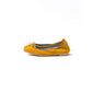 日本製【珍珠色調防水】Emma Francis尖頭平底芭蕾舞鞋(01b-L 132)(Mustard leather suede)（マスタード レザースエード）