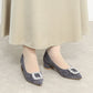 日本製 Emma Francis 尖頭3cm跟漸層珠寶搭扣高跟鞋(3002c-ZO 155)(Charcoal gray ombre)（チャコールグレー オンブリエ）