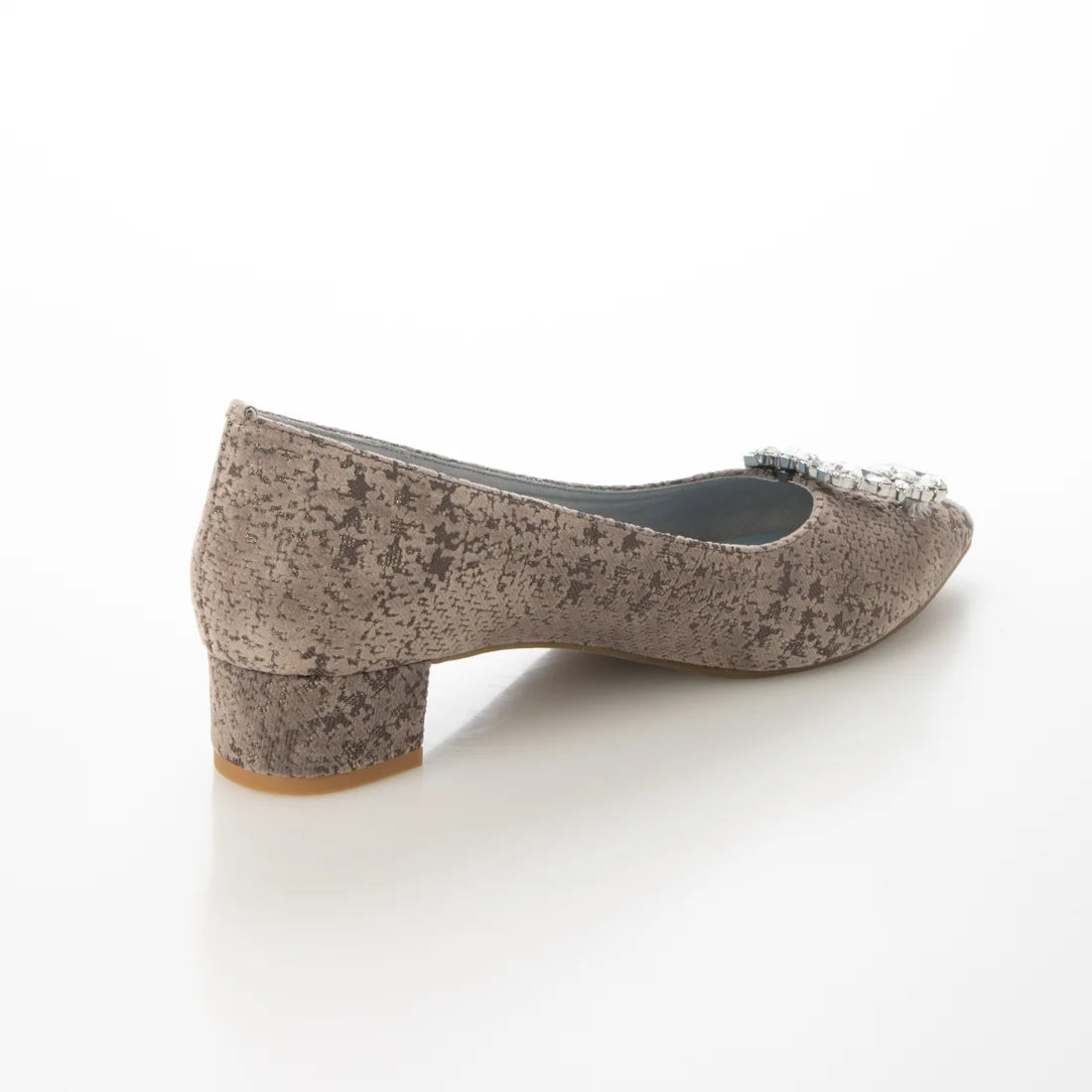日本製 Emma Francis 尖頭3cm跟漸層珠寶搭扣高跟鞋(3002c-ZO 155)(Charcoal gray ombre)（チャコールグレー オンブリエ）