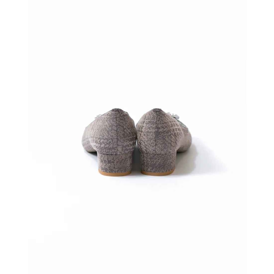 日本製 Emma Francis 尖頭3cm跟漸層珠寶搭扣高跟鞋(3002c-ZO 155)(Charcoal gray ombre)（チャコールグレー オンブリエ）