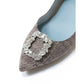 日本製 Emma Francis 尖頭3cm跟漸層珠寶搭扣高跟鞋(3002c-ZO 155)(Charcoal gray ombre)（チャコールグレー オンブリエ）