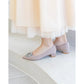 日本製 Emma Francis 尖頭3cm跟珠寶搭扣高跟鞋(3002b-ST 108)(Beige gray satin)（ベージュ サテン）