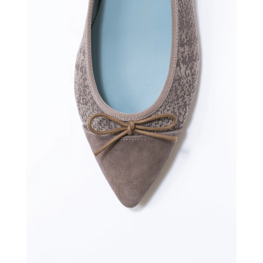 日本製 Emma Francis 平底尖頭漸層芭蕾舞鞋(01l-ZO 155)(Charcoal gray ombre)（チャコールグレー オンブリエ）
