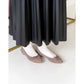 日本製 Emma Francis 平底尖頭漸層芭蕾舞鞋(01l-ZO 155)(Charcoal gray ombre)（チャコールグレー オンブリエ）