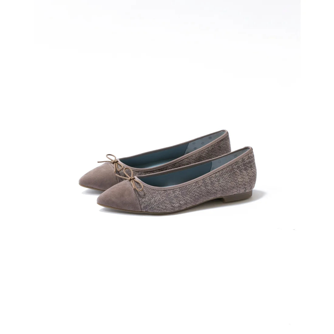 日本製 Emma Francis 平底尖頭漸層芭蕾舞鞋(01l-ZO 155)(Charcoal gray ombre)（チャコールグレー オンブリエ）