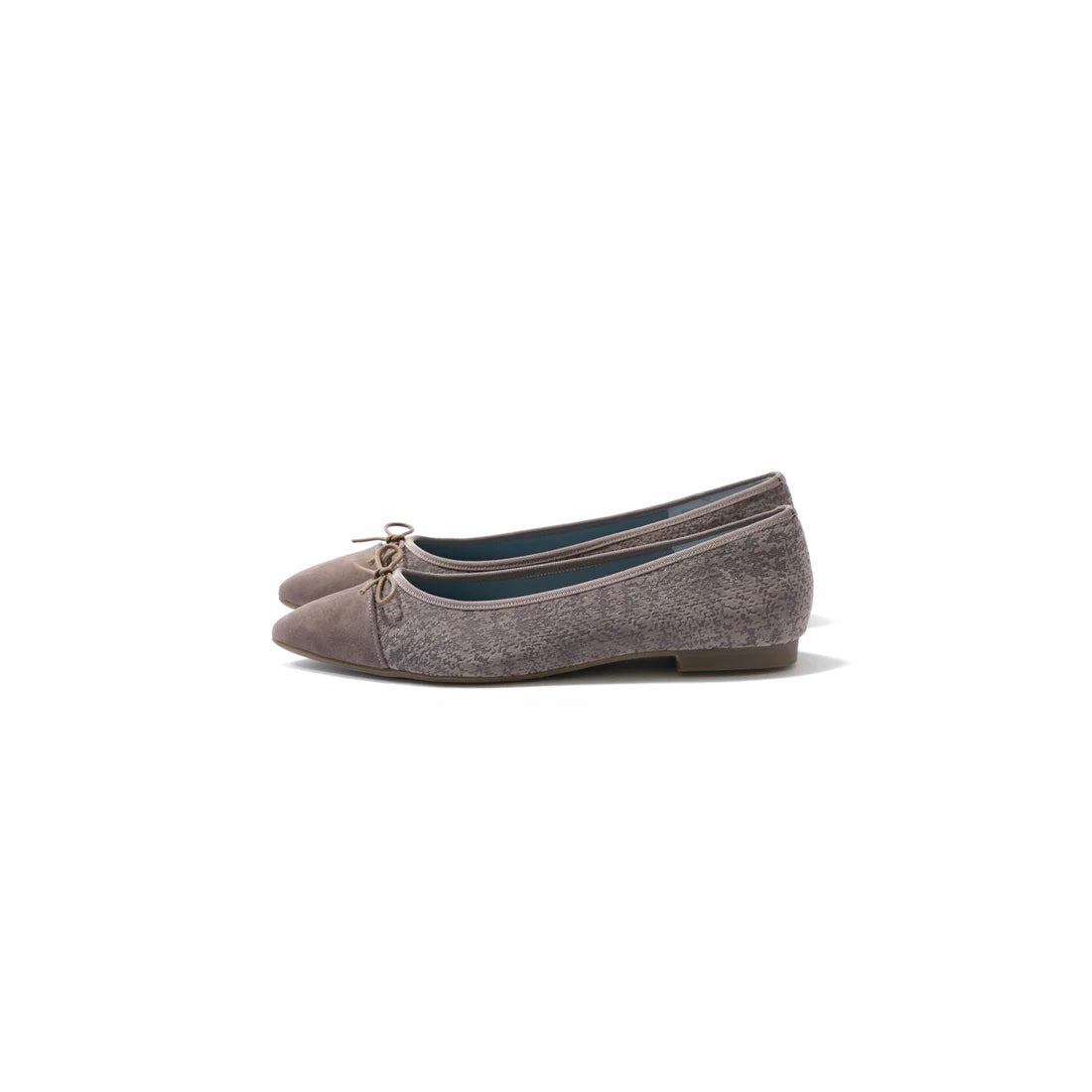 日本製 Emma Francis 平底尖頭漸層芭蕾舞鞋(01l-ZO 155)(Charcoal gray ombre)（チャコールグレー オンブリエ）