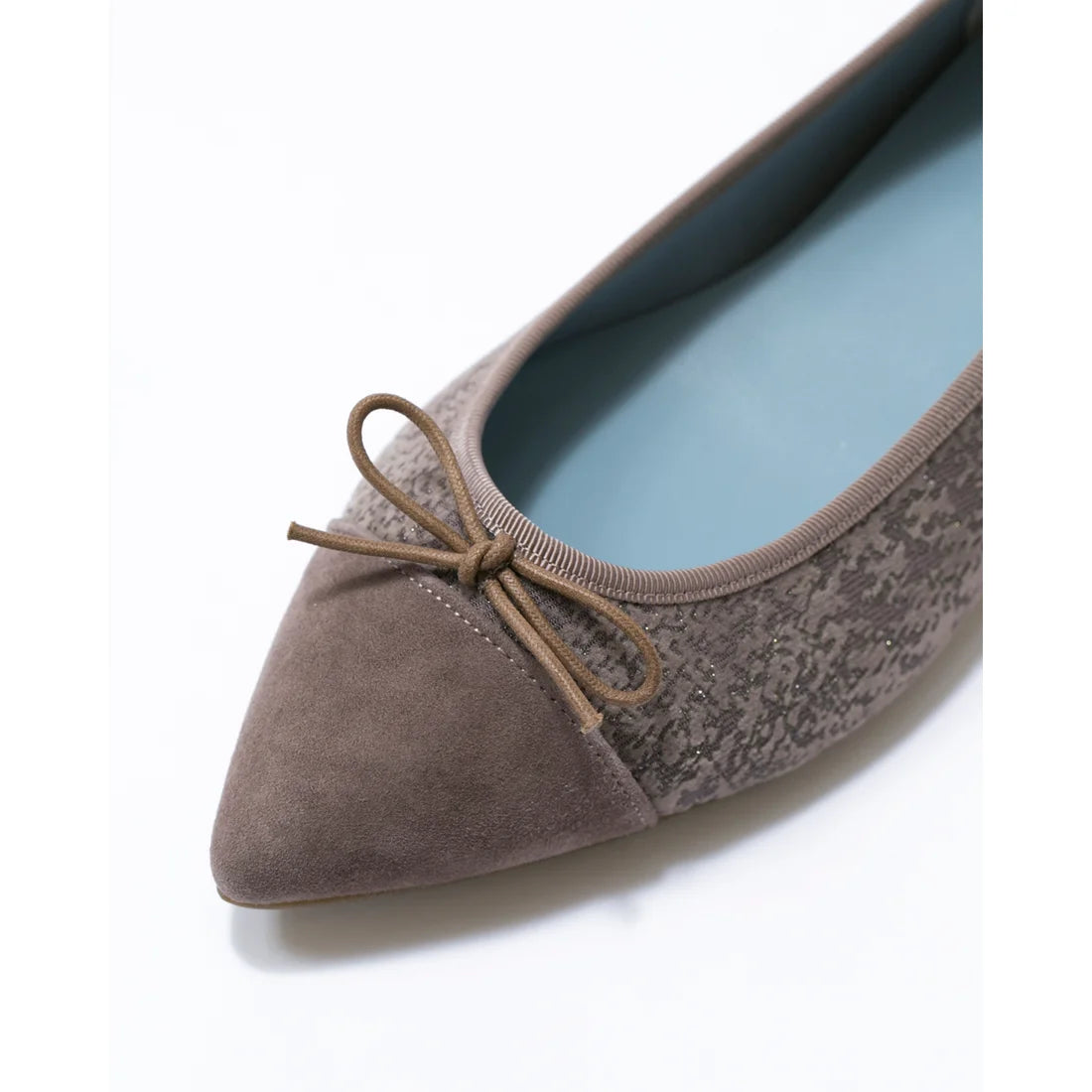日本製 Emma Francis 平底尖頭漸層芭蕾舞鞋(01l-ZO 155)(Charcoal gray ombre)（チャコールグレー オンブリエ）