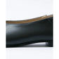 日本製 [蘋果皮][防水]Emma Francis 方頭U型平底鞋(03f-AP 101)(Black apple leather)（ブラック アップルレザー）