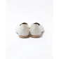 日本製 [蘋果皮][防水]Emma Francis 方頭U型平底鞋(03f-AP 177)(Ivory apple leather)（アイボリー アップルレザー）
