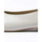 日本製 [蘋果皮][防水]Emma Francis 方頭U型平底鞋(03f-AP 177)(Ivory apple leather)（アイボリー アップルレザー）