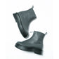 日本製【防水】Emma Francis Volume Sole厚底前拉鍊靴子 (9013a-L 153)(Gray leather)（グレー レザー）