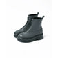 日本製【防水】Emma Francis Volume Sole厚底前拉鍊靴子 (9013a-L 153)(Gray leather)（グレー レザー）
