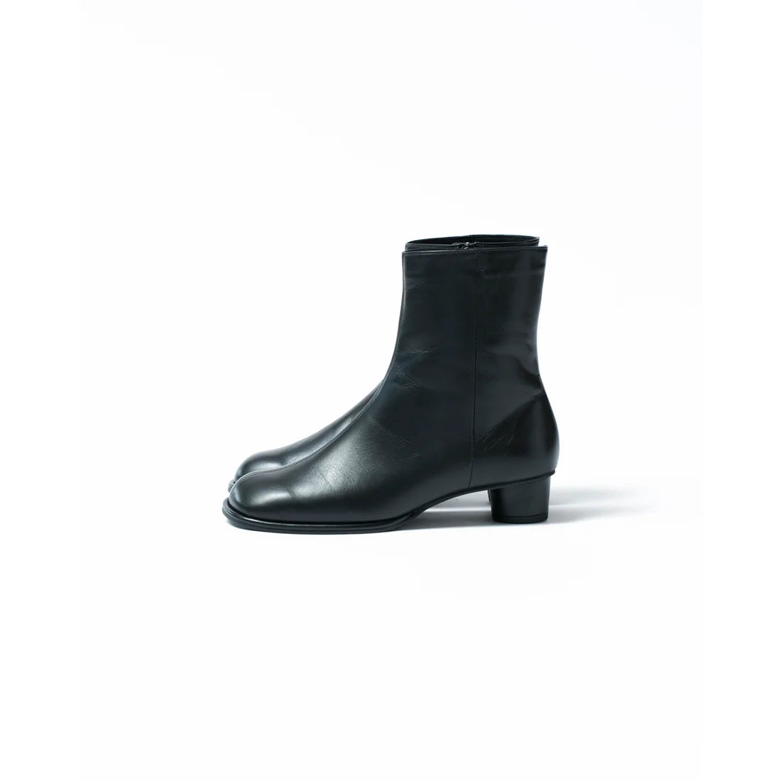 日本製【防水】Emma Francis 素面高跟靴 (9014a-L 101)(Black leather)（ブラック レザー）