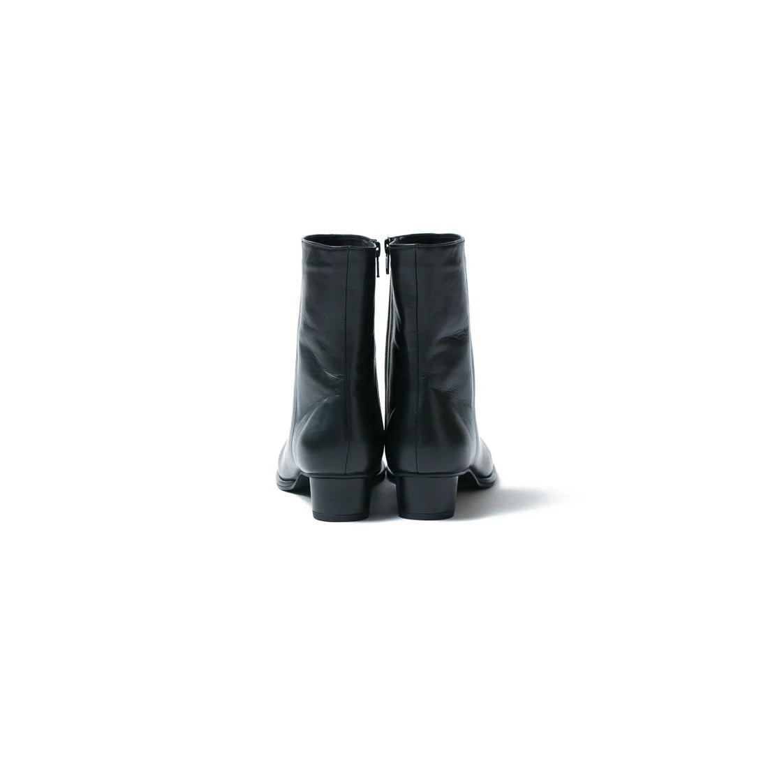 日本製【防水】Emma Francis 素面高跟靴 (9014a-L 101)(Black leather)（ブラック レザー）