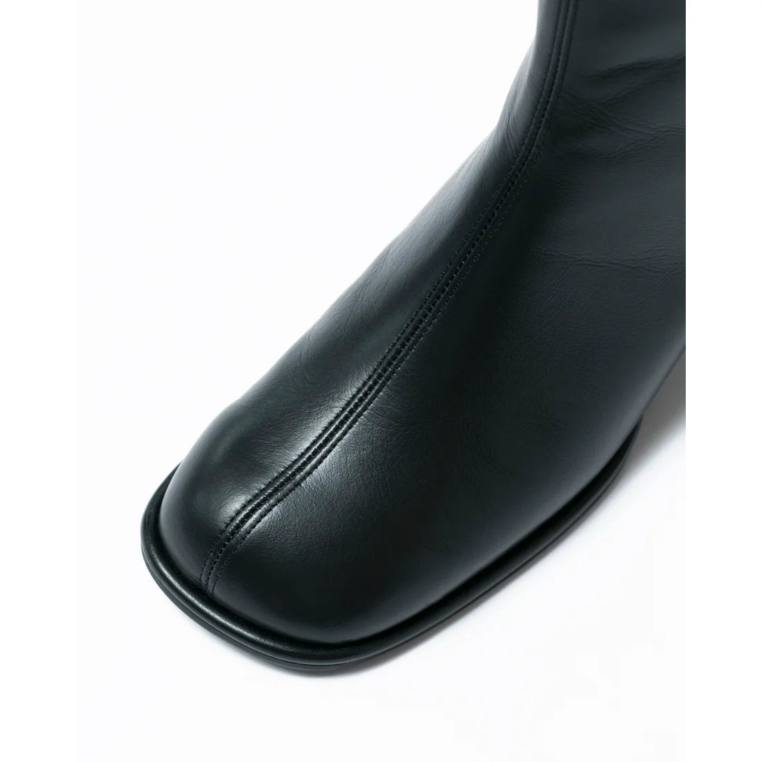 日本製【防水】Emma Francis 素面高跟靴 (9014a-L 101)(Black leather)（ブラック レザー）
