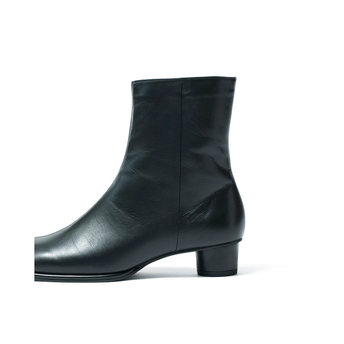 日本製【防水】Emma Francis 素面高跟靴 (9014a-L 101)(Black leather)（ブラック レザー）