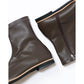 日本製 [蘋果皮][防水]Emma Francis 彈性靴子(9011a-AP 105)(Brown apple leather)（ブラウン アップルレザー）