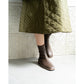 日本製 [蘋果皮][防水]Emma Francis 彈性靴子(9011a-AP 105)(Brown apple leather)（ブラウン アップルレザー）