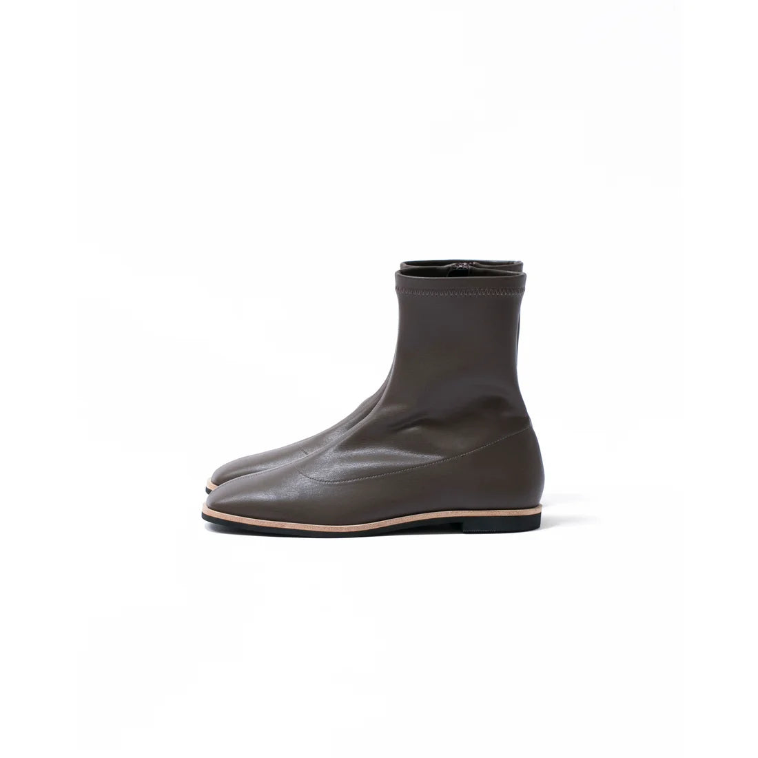日本製 [蘋果皮][防水]Emma Francis 彈性靴子(9011a-AP 105)(Brown apple leather)（ブラウン アップルレザー）