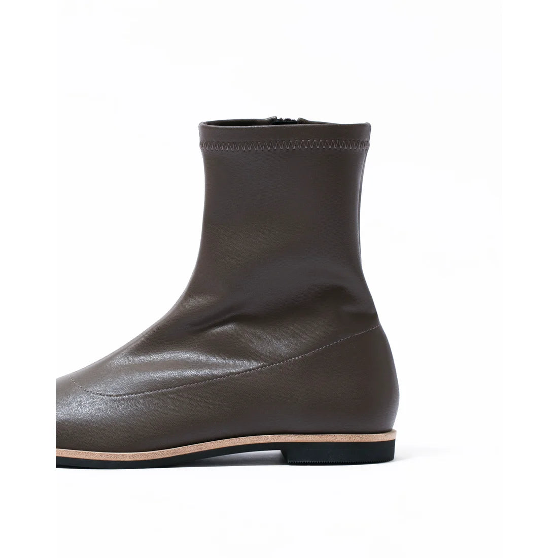 日本製 [蘋果皮][防水]Emma Francis 彈性靴子(9011a-AP 105)(Brown apple leather)（ブラウン アップルレザー）