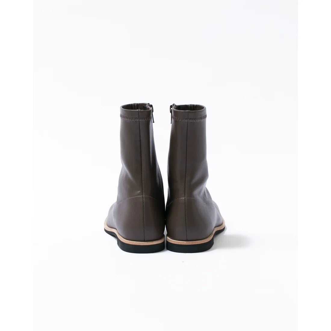 日本製 [蘋果皮][防水]Emma Francis 彈性靴子(9011a-AP 105)(Brown apple leather)（ブラウン アップルレザー）