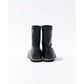 日本製 [蘋果皮][防水]Emma Francis 彈性靴子(9011a-AP 101)(Black apple leather)（ブラック アップルレザー）