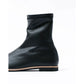 日本製 [蘋果皮][防水]Emma Francis 彈性靴子(9011a-AP 101)(Black apple leather)（ブラック アップルレザー）
