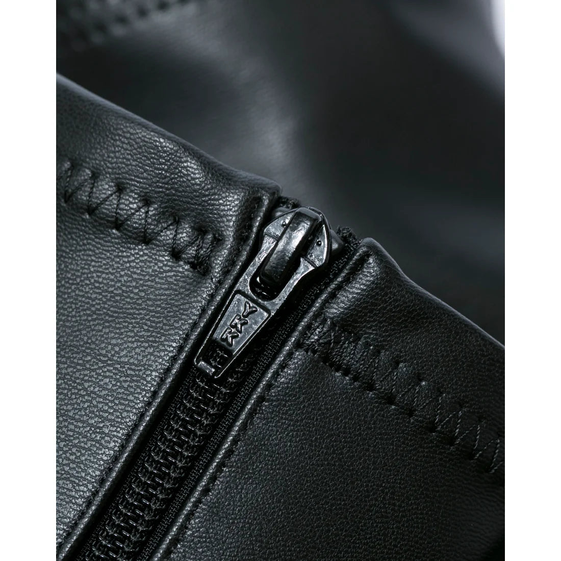 日本製 [蘋果皮][防水]Emma Francis 彈性靴子(9011a-AP 101)(Black apple leather)（ブラック アップルレザー）