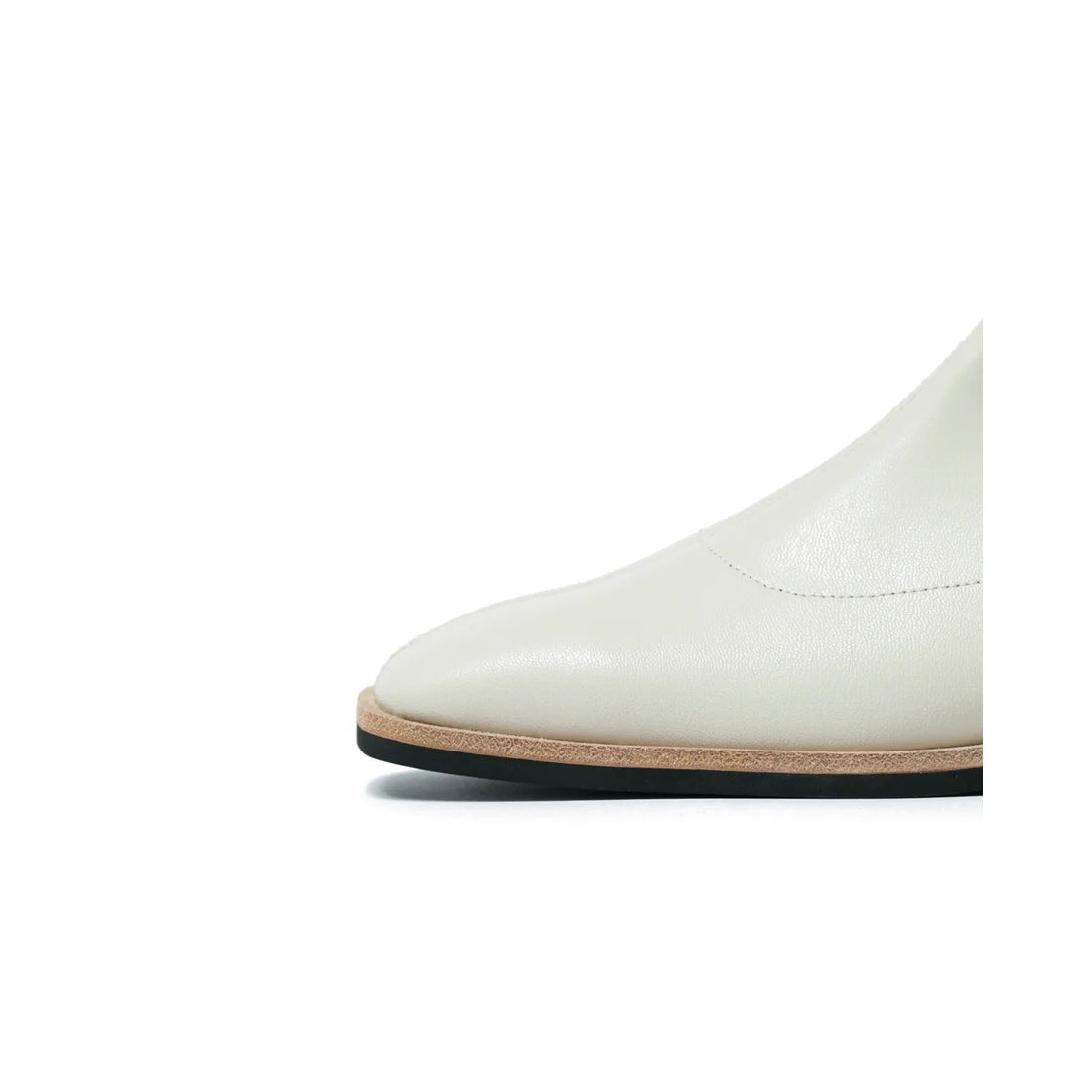 日本製 [蘋果皮][防水]Emma Francis 彈性靴子(9011a-AP 177)(Ivory apple leather)（アイボリー アップルレザー）