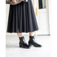 日本製【防水】Emma Francis 4cm素面高跟短靴 (9009a-L 101)(Black leather)（ブラック レザー）