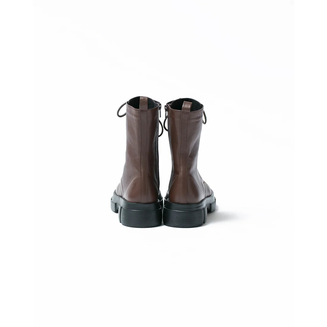 日本製【防水】Emma Francis 防滑鞋底牛皮繫帶靴 (9012a-L 105)(Brown leather)（ブラウン レザー）