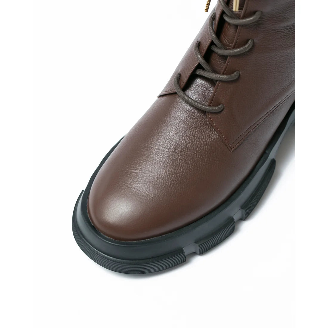 日本製【防水】Emma Francis 防滑鞋底牛皮繫帶靴 (9012a-L 105)(Brown leather)（ブラウン レザー）