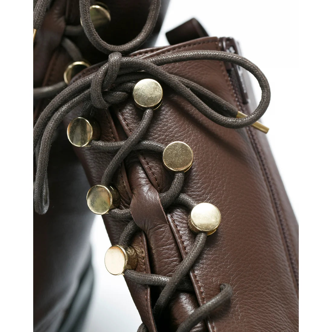 日本製【防水】Emma Francis 防滑鞋底牛皮繫帶靴 (9012a-L 105)(Brown leather)（ブラウン レザー）