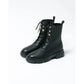 日本製【防水】Emma Francis 防滑鞋底牛皮繫帶靴 (9012a-L 101)(Black leather)（ブラック レザー）