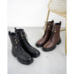 日本製【防水】Emma Francis 防滑鞋底牛皮繫帶靴 (9012a-L 101)(Black leather)（ブラック レザー）