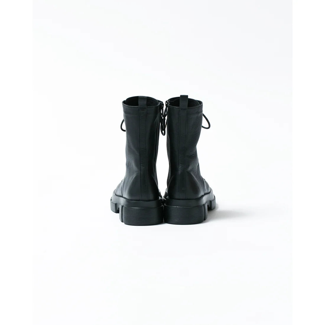 日本製【防水】Emma Francis 防滑鞋底牛皮繫帶靴 (9012a-L 101)(Black leather)（ブラック レザー）