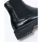 日本製【防水】Emma Francis 履帶側邊戈爾靴 (9010a-L 101)(Black leather)（ブラック レザー）