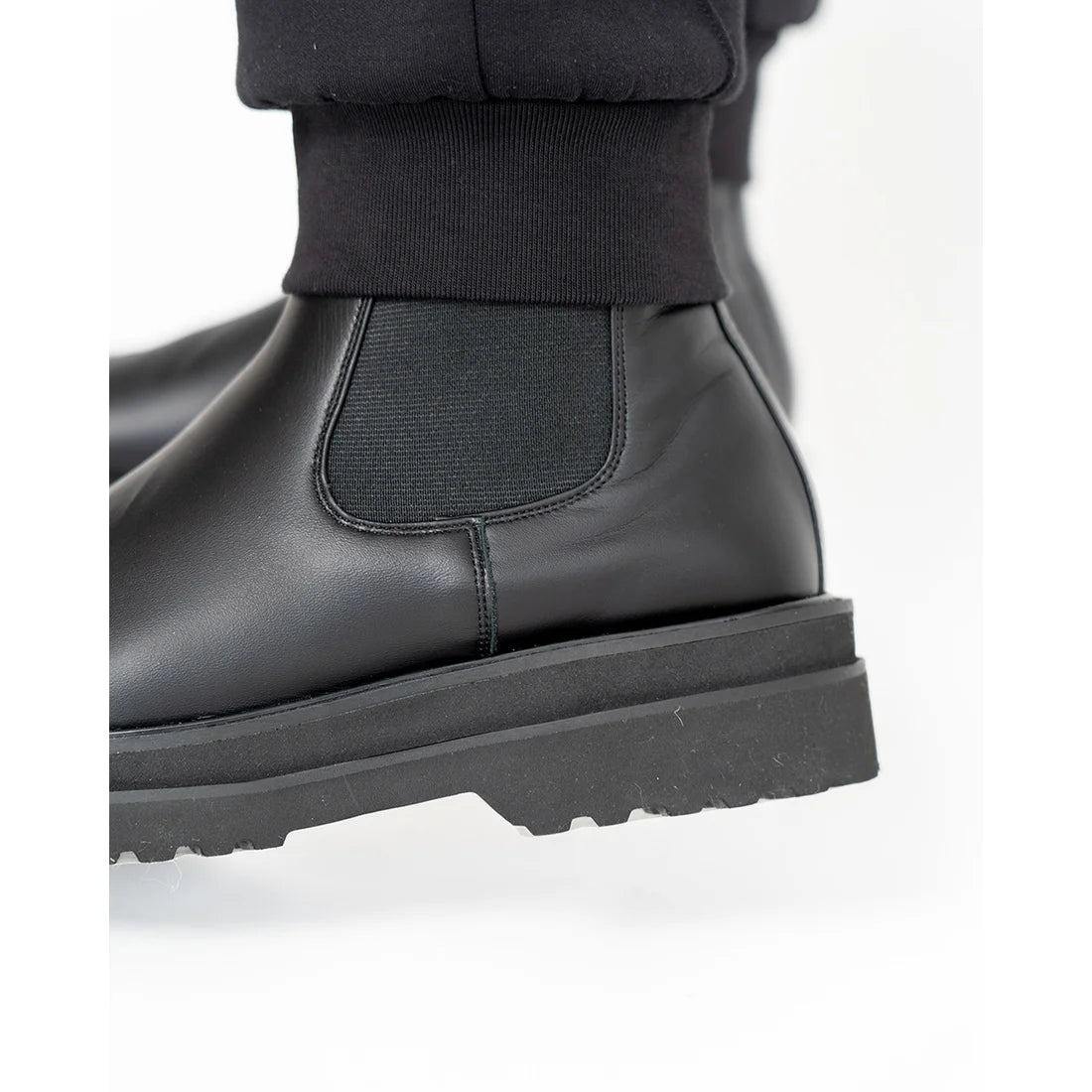 日本製【防水】Emma Francis 履帶側邊戈爾靴 (9010a-L 101)(Black leather)（ブラック レザー）