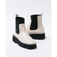 日本製【防水】Emma Francis 履帶側邊戈爾靴 (9010a-L 177)(Ivory leather)（アイボリー レザー）